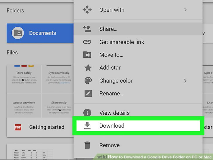 how to download all content from google drive