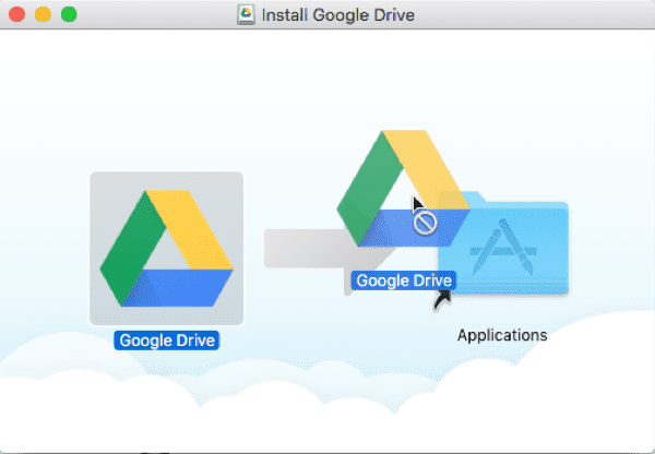 google drive for mac back up
